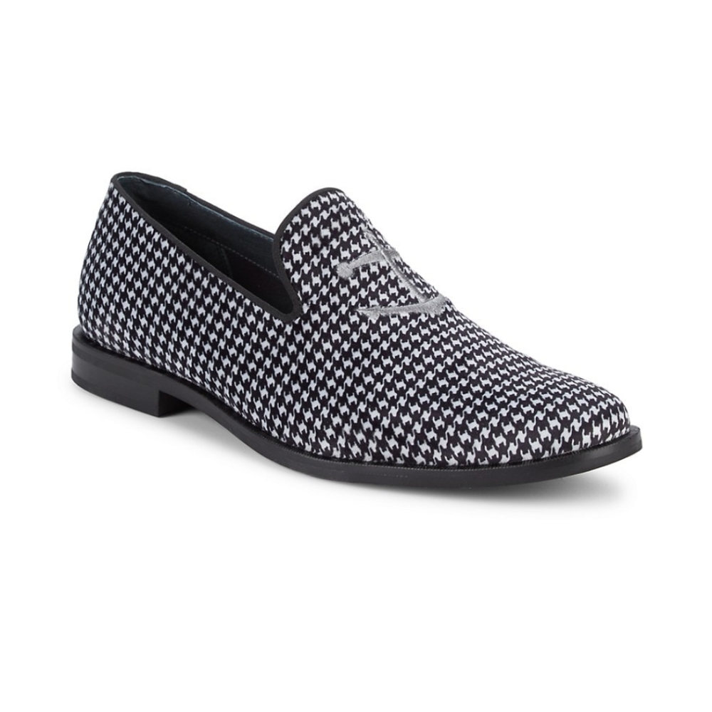 Sperry Houndstooth Slip-on Loafers